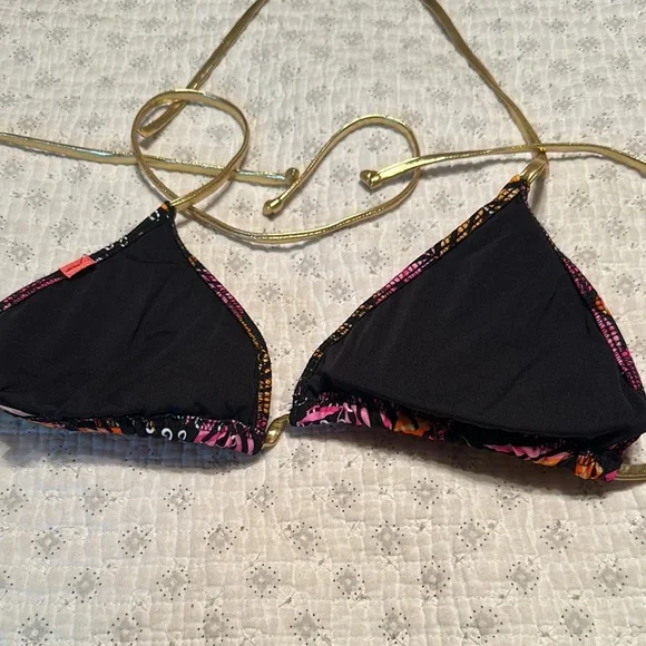 Dollcake Black and Pink Bikini Swimwear - Picture 6 of 7